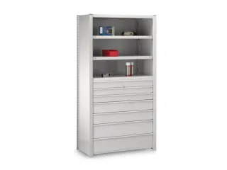 ladeblok,v. inhaakstelling,HxBxD 1025x918x438mm,RAL7035 - 5