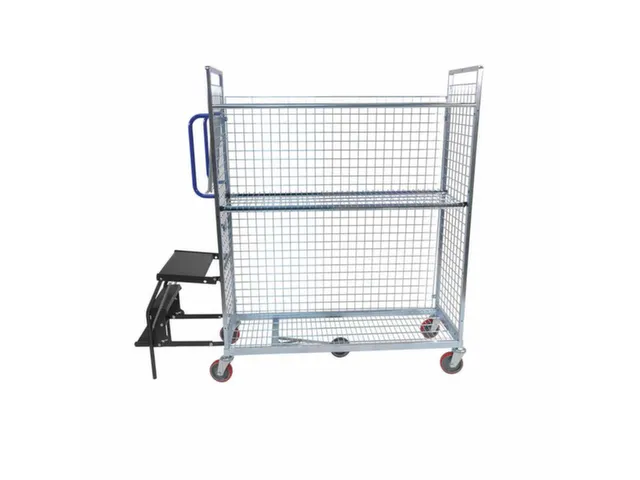 Verzamelwagen,Draagverm. 150Kg,2Etage(S),Draadgaasbodem,Verz.