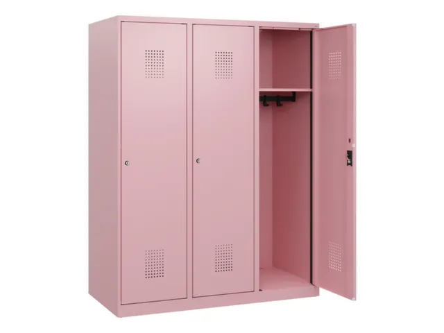schoollocker,HxBxD 1530x1200x500mm,3vak,vak B 400mm,cil.-slot