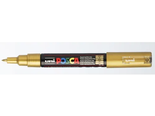 Verfstift Posca PC1MC Extra Fijne punt 0,7-1,0mm goud