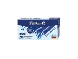Inktpatroon Pelikan 4001 koningsblauw 20 stuks