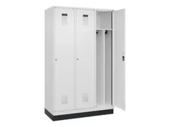 locker voor scheiding van kleding,HxBxD 1950x1200x500mm,3vak