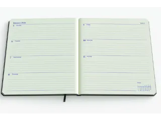 Agenda 2027 de KEMPEN Weekly Planner Large 7dagen/2pagina's assorti - 2