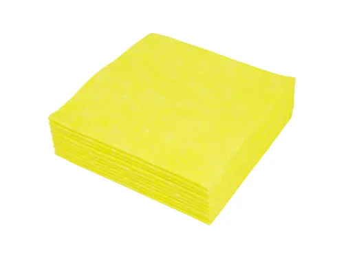 Sopdoek P42007 Geel A kwaliteit 38x40cm 1/4 Vouw 65 Stuks