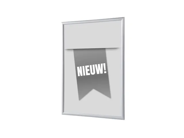 Kliklijst A1 complete set met print "NIEUW" Grijs