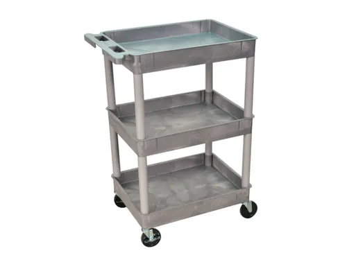 Kunststof etagewagen,draagverm. 150kg,3etage(s),laadvl. LxB 610x460mm