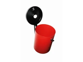 wandasbak,HxØ 250x180mm,romp staal,romp rood - 3