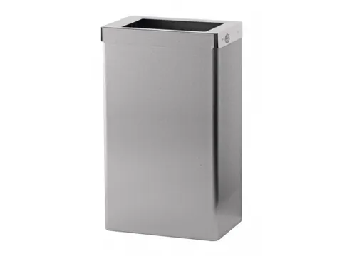Afvalbak 22 Liter Open RVS anti-fingerprint coating