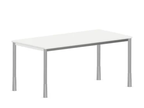 In hoogte verstelbaar bureau,HxBxD 720-840x1600x800mm,Bl-wit