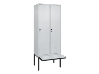 locker voor scheiding van kleding,HxBxD 2120x800x815mm,2vak - 1