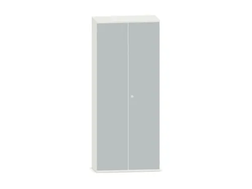 kantoorkast,HxBxD 1920x800x430mm,decor romp wit,decor front lichtgrijs