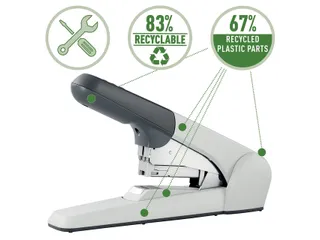 Blokhechter Leitz 5552 Heavy Duty Flat Clinch 60vel zilvergrijs - 11