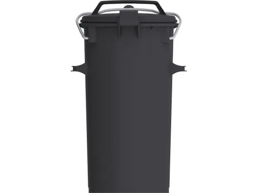 Kunststof Afvalbak 50 Liter Donkergrijs