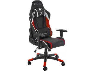 Xrocker Agility Gaming stoel zwart rood tiener PU leer 100kg - 1