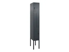 Z-garderobekast,HxBxD 2120x300x500mm,vak B 150/300mm,draaigrendel