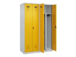 PBM-locker,HxBxD 1850x1200x500mm,4vak,vak B 300mm,draaigrendel