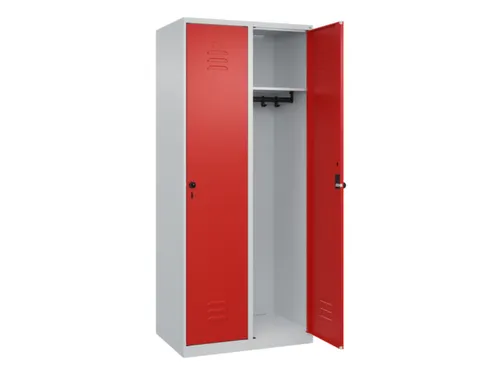 locker,HxBxD 1850x800x500mm,2vak,vak B 400mm,draaigrendel