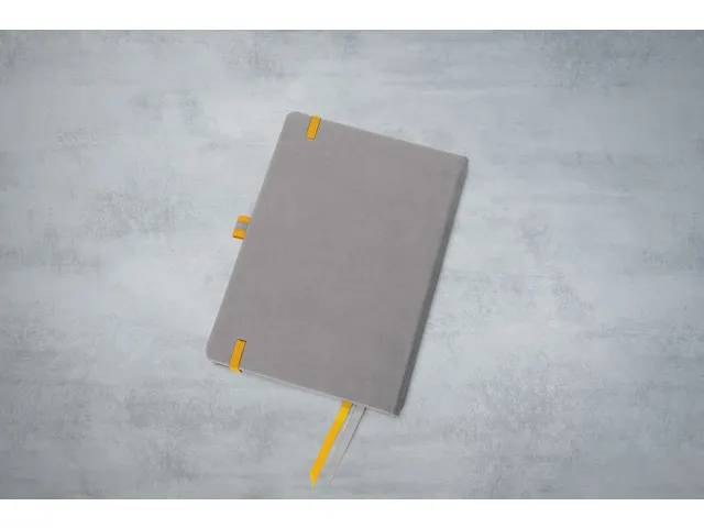 Cahier Linescape A5 gris clair ligné couverture rigide