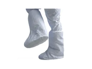 DuPont Tyvek 500 POBA overlaarzen met antislipzool, wit, maat XL, 10 s - 1