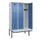 locker met bank,HxBxD 2120x1200x815mm,3vak,vak B 400mm,cilinderslot