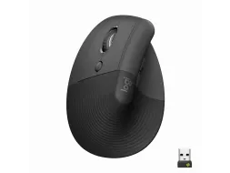 Logitech Lift Verticale Draadloze Ergonomische Muis Links Zwart
