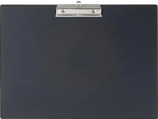 klemplaat, uit PP, voor ft A3, liggend, zwart - 1