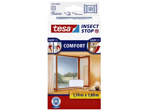 Insectenhor tesa Insect Stop COMFORT raam 1,7x1,8m wit