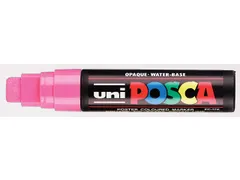 Verfstift Posca PC17K Extra Brede punt 15mm rechthoek roze