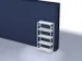 rayonnage modulaire,rayonnage départ,HxlxP 2000x1060x435mm