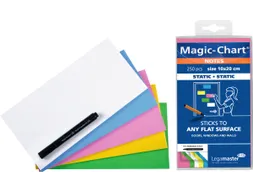 Legamaster Magic-Chart Notes 10x20cm assorti 250 vel