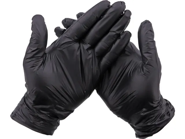 Gloovy Eco Duurzame Hygiëne Handschoen Zwart Maat L 20x100 stuks