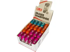 puntenslijper Möbius & Ruppert enkel met gum assorti kleuren display