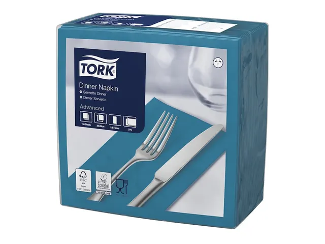 Tork 470405 Dinnerservet Advanced Donkerblauw 39x39cm