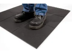 werkplek-vloerbedekking,modulesysteem,LxB 900x900mm,NBR,zwart