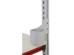 opbergbakjes,v. paktafel,HxBxD 128x87x195mm,profielbevestiging,staal