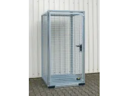 gasflessendepot,v. 32xØ 230mm fles,HxBxD 2260x2115x1155mm,m. deksel