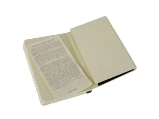 Notitieboek Moleskine pocket 90x140mm lijn soft cover zwart - 3