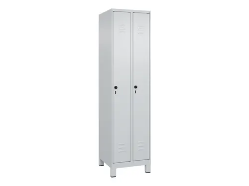 locker,HxBxD 1950x500x500mm,2vak,vak B 250mm,draaigrendel,voeten