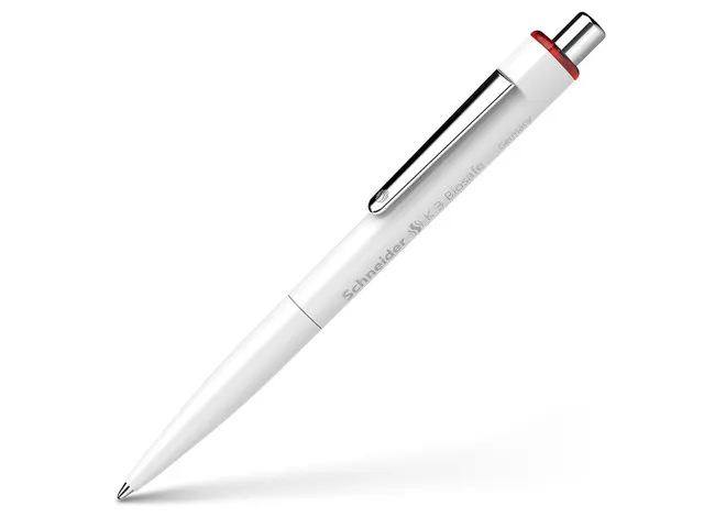 balpen Schneider K3 Biosafe M wit/rood