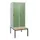 locker met bank,HxBxD 1950x800x815mm,2vak,vak B 400mm,draaigrendel