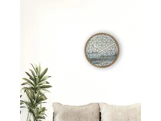 Wandklok Nextime dia 40cm Groen Hout Concord - 6