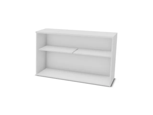 kantoorstelling,opbouwelement,HxBxD 740x1200x445mm,Bl-wit