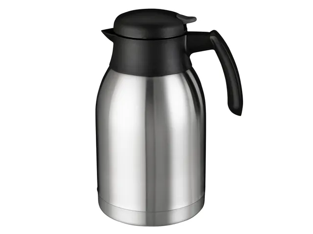 Thermoskan Bravilor dubbelwandig 2 liter RVS zwart