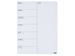 Magnetische planner Desq week 40x30cm magnetisch