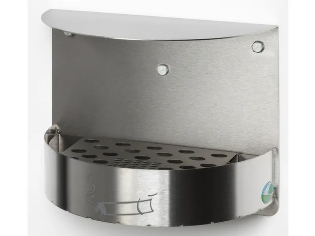 Wandasbak 1.5 liter 230x300x150mm Slot Rvs Mat