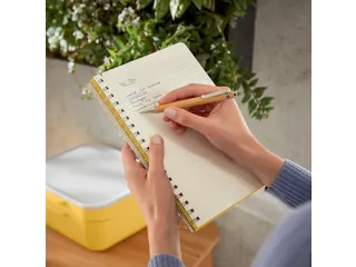 Notitieboek Leitz Cosy B5 lijn spiraal geel - 3