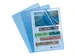 Sachet 100 pochettes polypropylène grainé 12/100e - A4 - Bleu