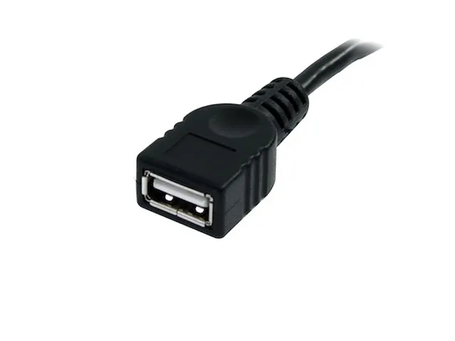 USB 2.0 verlengkabel A naar A M/F zwart 3 m
