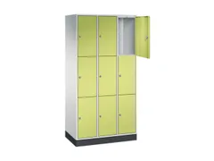 lockerkast,RAL 7035/RDS1108060,HxBxD 1950x920x500mm,3x3vakken
