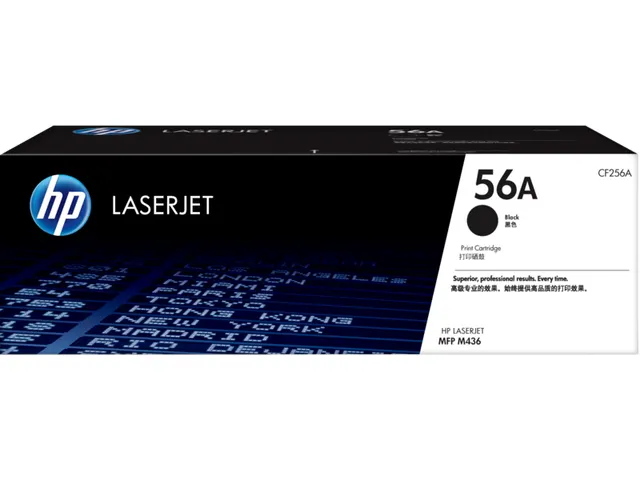 HP 56A originele zwarte LaserJet tonercartridge CF256A